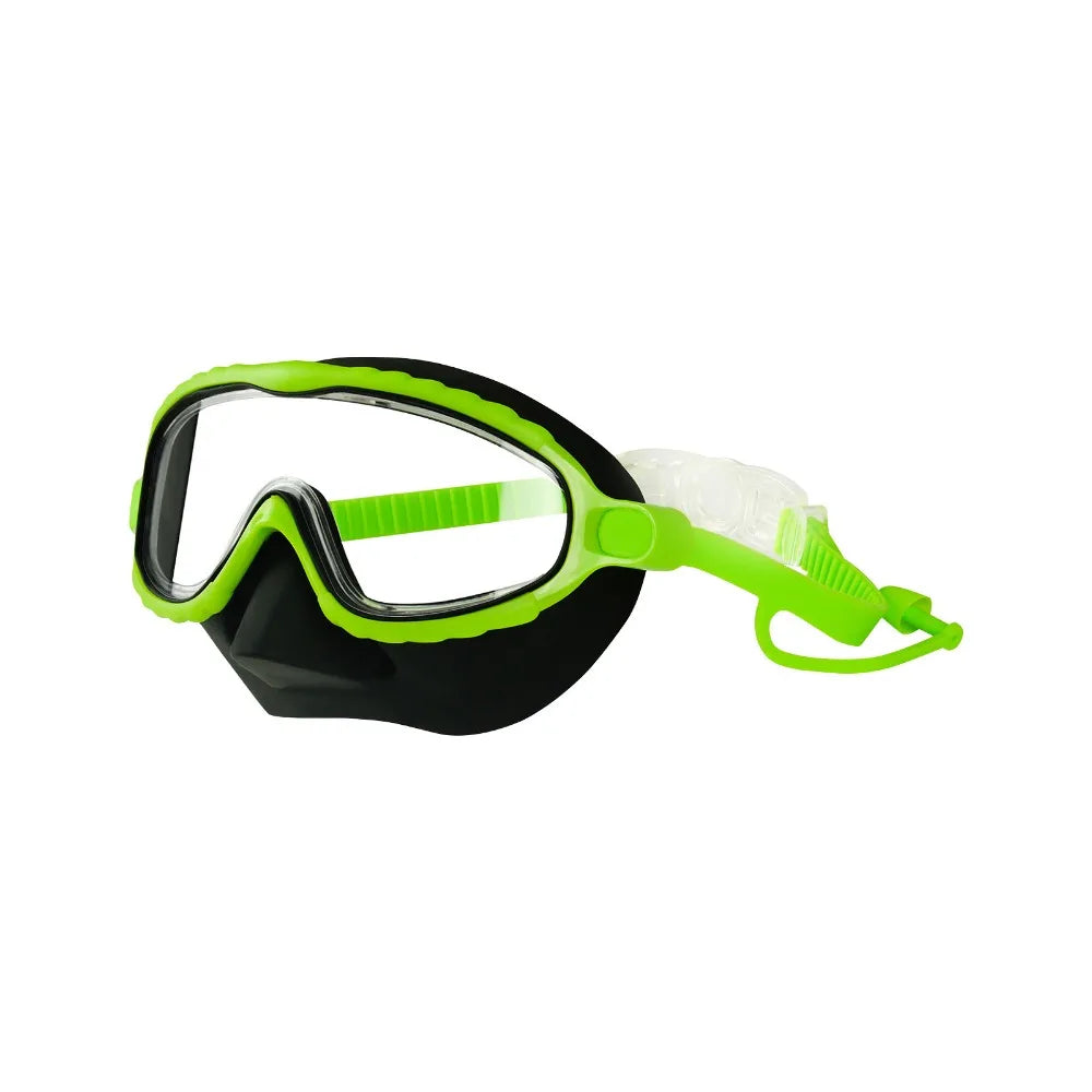 Large Frame Kids Swimming Goggles Anti-fog Waterproof Kids Swim Training Glasses HD Ultralight Kids Water Racing Glasses Diving