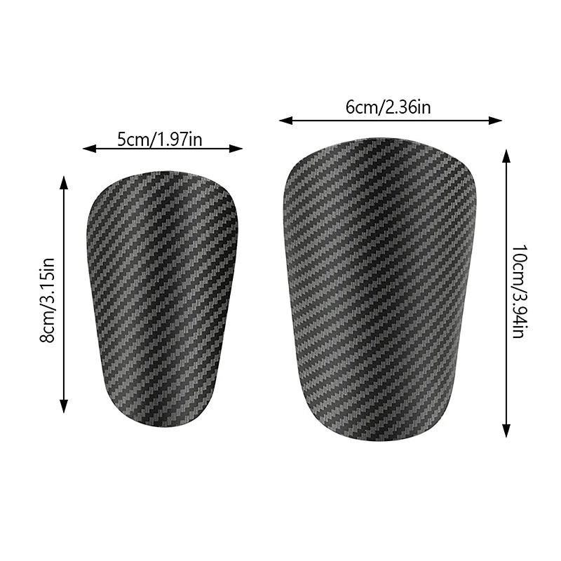 1Pair Mini Football Shin Pad Wear-resistant Shock Soccer Leg Training Protector Lightweight Soccer Training Shank Board