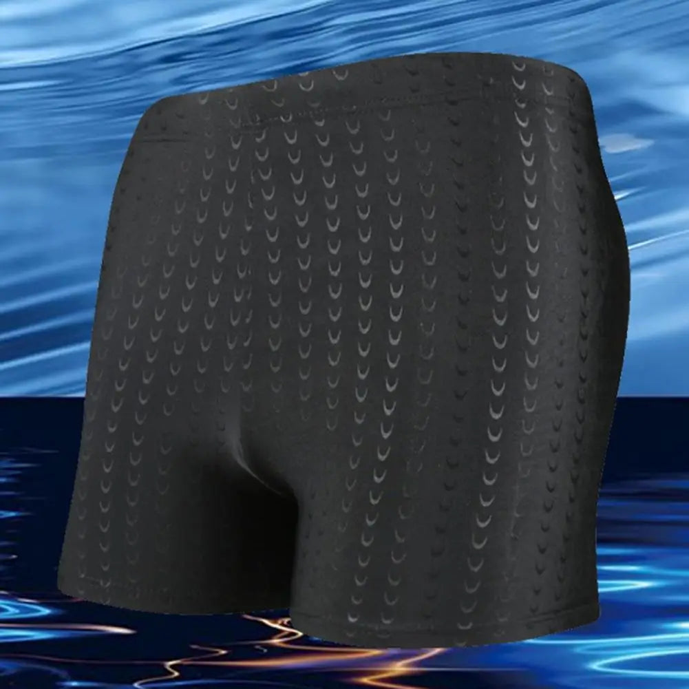 Elastic Swim Trunks for Men Quick Dry Men's Swim Trunks with Drawstring Waist for Surfing Diving Stretchy Beach Shorts for Water
