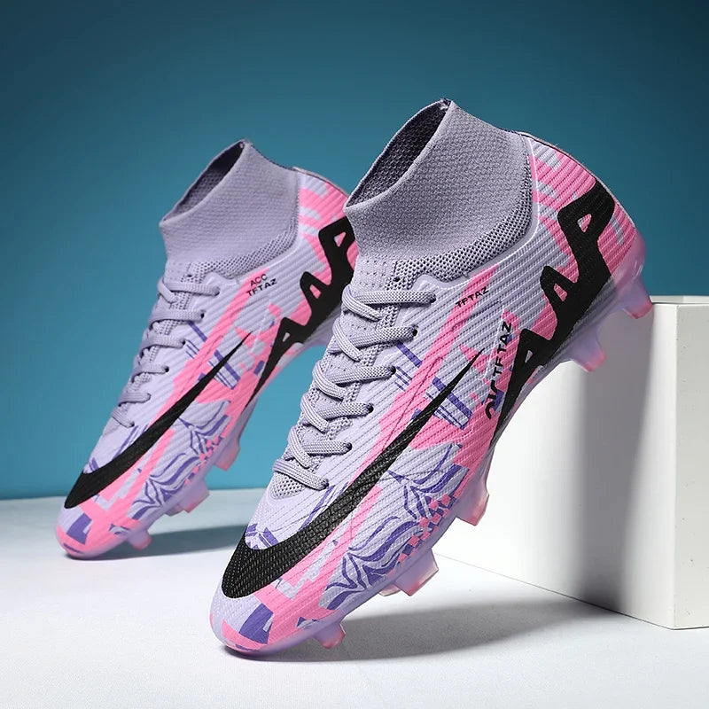 New Men Football Shoes Society Cleats Soccer Shoes TF/FG Professional Original Football Field Boots Training Fast Sneaker Match