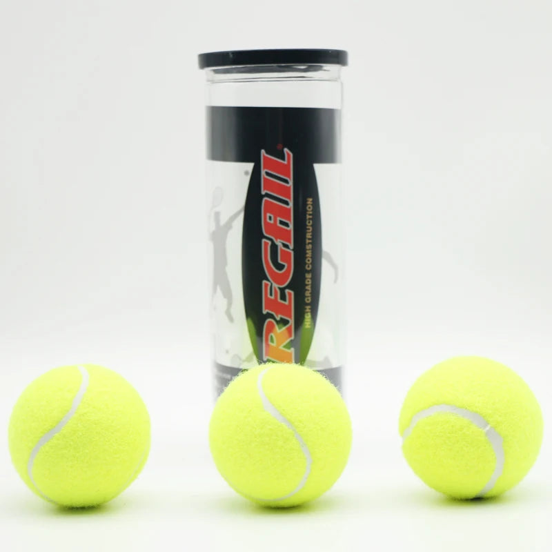 REGAIL Colorful Balls 3pcs Tennis Ball Training Tennis Balls Outdoor Sports Professtiona Trainingl Tennis