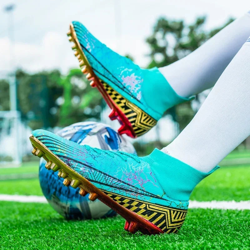 New Men Professional Football Boots Unisex Non-slip Cleats Soccer Shoes Breathable Sports Drop Shipping Ultralight