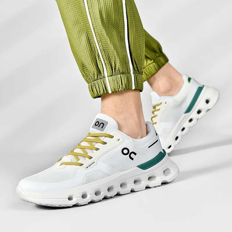 Men Running Shoes Outdoor Sneakers Comfortable Breathable Mesh Casual Fashion Trainer Race Walking Athletic Training Cushioning