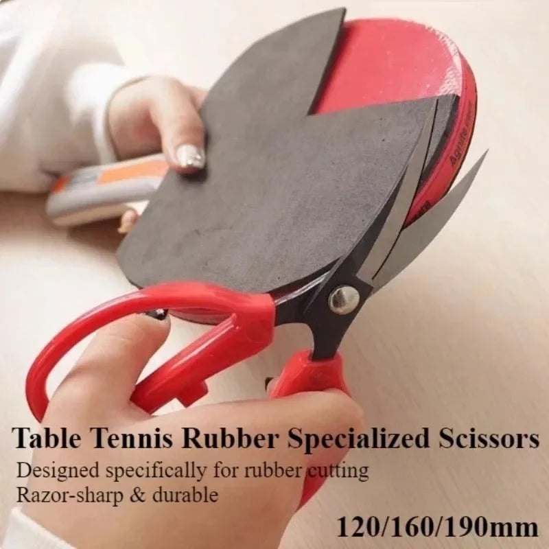 Table Tennis Upturned Rubber Scissors Scissors Rubber Elbow Ping-Pong Bat Rubber Cutting Knife Sharp Professional Cutter