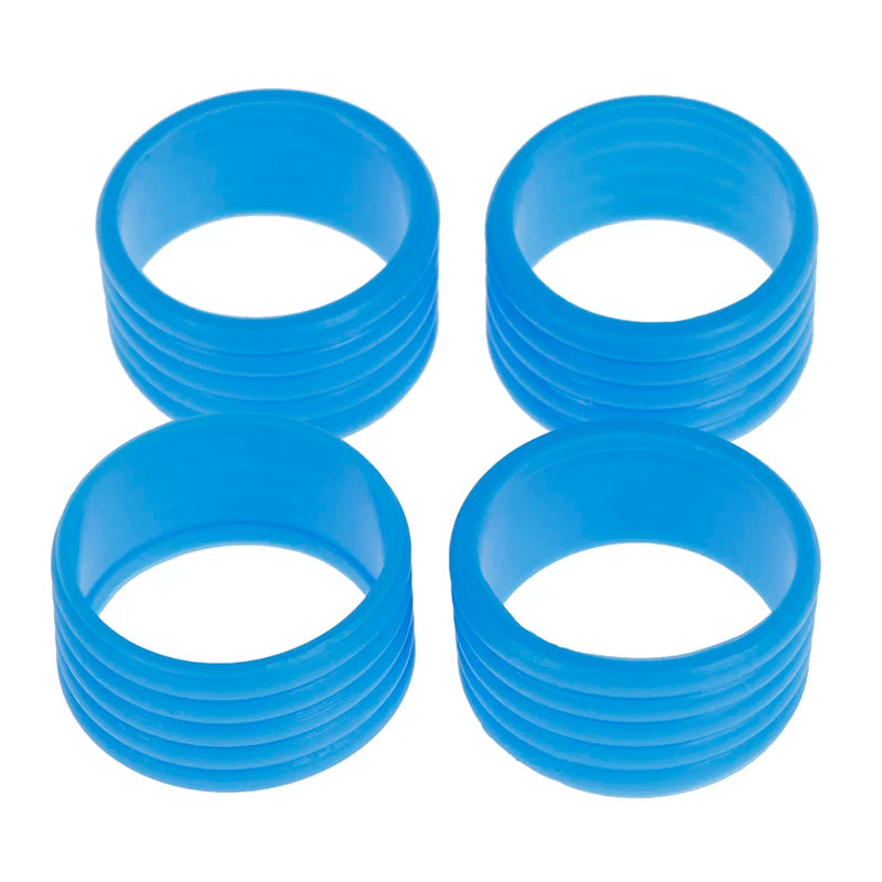 4pcs Tennis Racket Rubber Ring Grip Stretchable Stretchy Handle Rubber Ring
