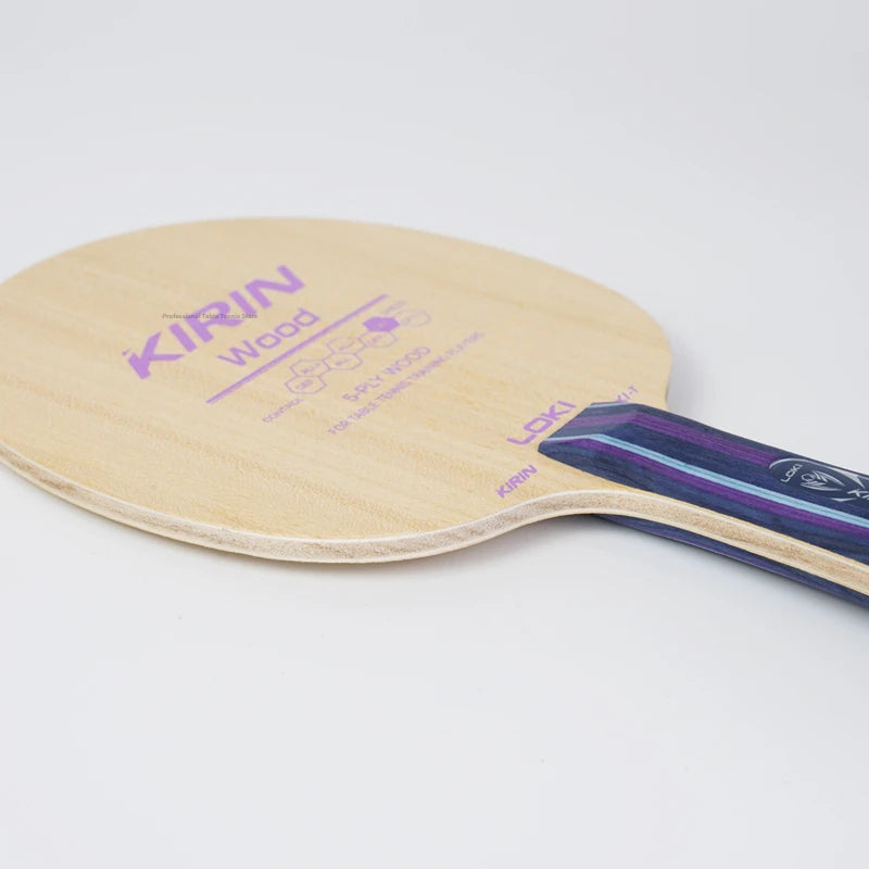 Original Loki Table Tennis Blade K1-T 5ply Wood Ping Pong Racksts Kirin Series Blade FL/CS/FL-X for Children Pure Wood Rackets
