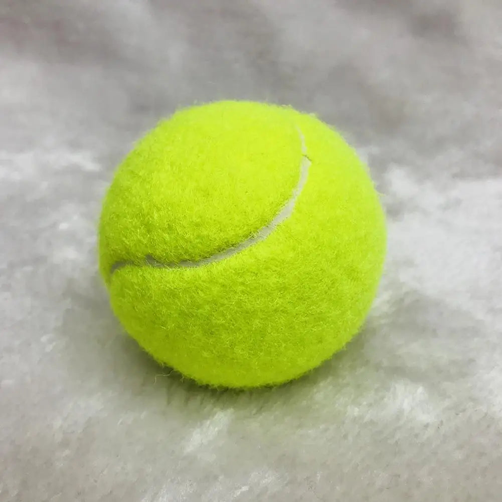 3PCS High Elasticity Tennis Professional Tennis Training Game Ball Outdoor Dogs Bite Chase and Chomp 63mm Tennis Ball