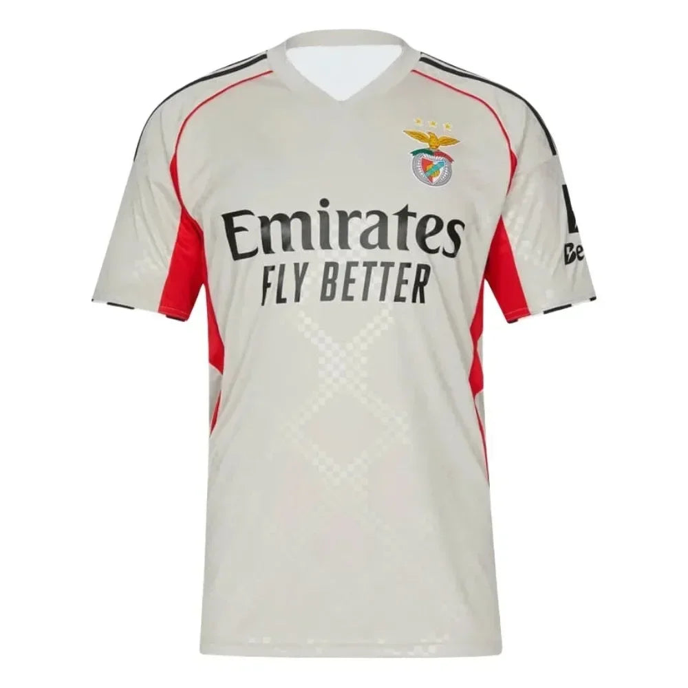 2025 New Portugal Benfica Home Shirt, Men's Quick Drying Breathable T-shirt, Benfica Away Shirt, Football Training Top