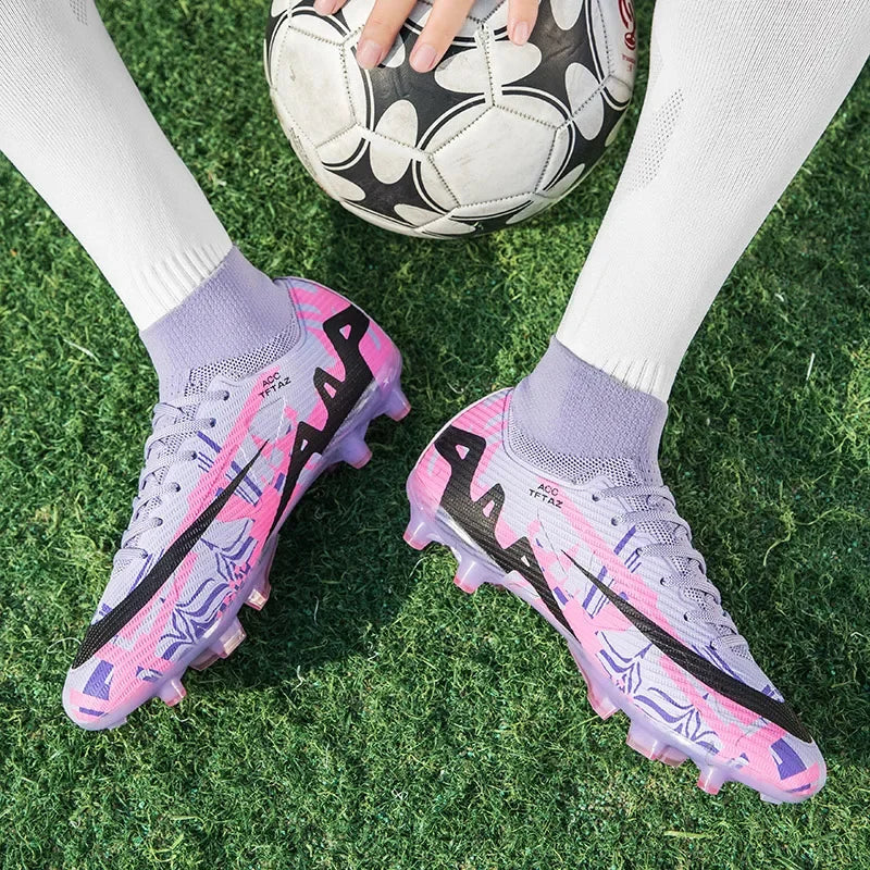 New Men Football Shoes Society Cleats Soccer Shoes TF/FG Professional Original Football Field Boots Training Fast Sneaker Match