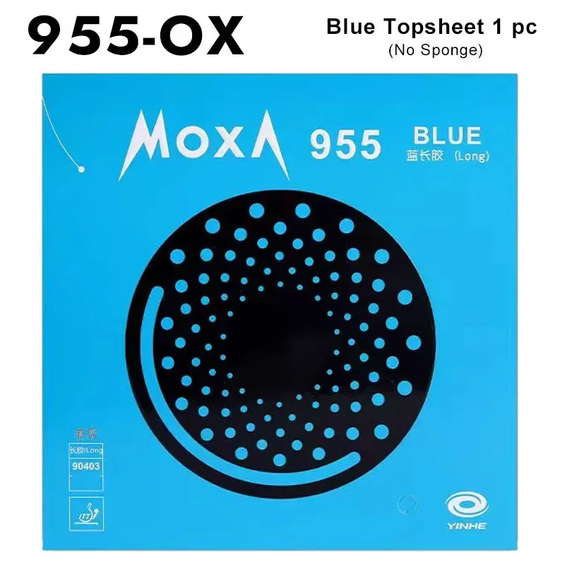 YINHE 955 Table Tennis Rubber Long Pimples Anti-spin Ping Pong Rubber Sheet 955 OX/0.7mm Sponge Professional Long Pimples Rubber