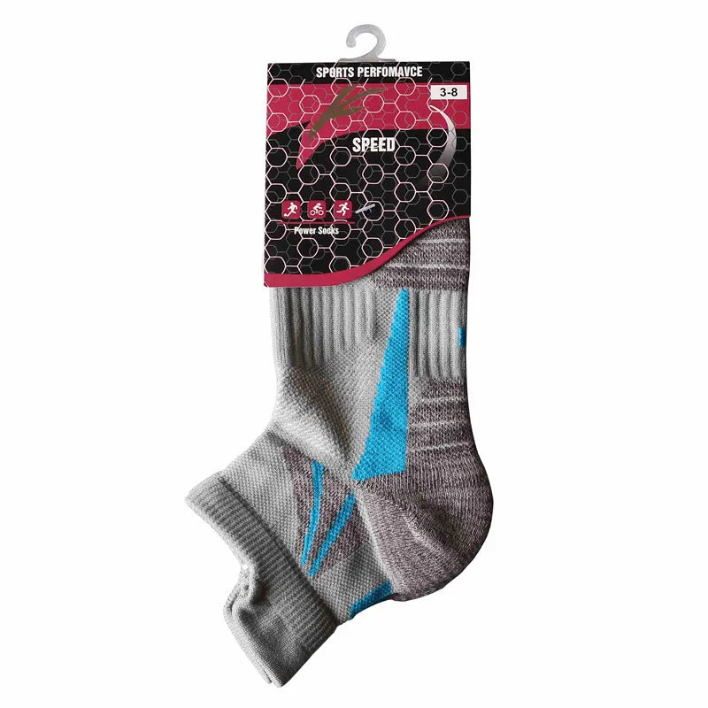 Socks Woman Running Short Socks Advanced Sports Socks Looped Back Color Socks Compression Calcetines Ciclismo Hombre Cycling