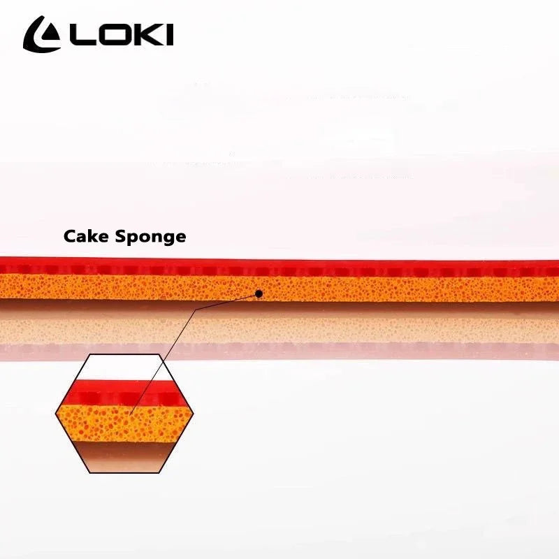 Original LOKI RXTON 3 Red Sticky PRO Table Tennis Rubber Ping Pong Rubber Sponge Table Tenis Cake Sponge Ping Pong Accessories