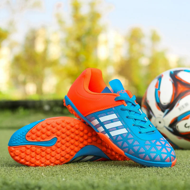 New High Quality Ultralight Mens Soccer Shoes Non-Slip Turf Soccer Cleats for Kids TF Training Football Chuteira Campo
