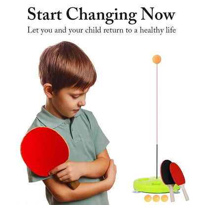 Table Tennis Training Device Table Tennis Racket Set Portable Parent-child Entertainment Fitness Training Home Eyesight Workout