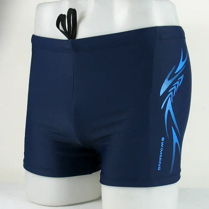 Brand Men's Swim Shorts Racing Swimsuit Man Swimming Trunks Swimming Briefs Breathable Swimwear Men Boxer Board Shorts XL-XXXXL