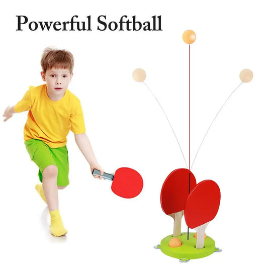 Table Tennis Training Device Table Tennis Racket Set Portable Parent-child Entertainment Fitness Training Home Eyesight Workout