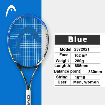 Original Head Tennis Racket Black Professional Tennis Racquet Carbon Tenis Padel With Bag Overgrip Dampener Raquete De Tenis 414