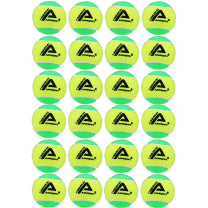 AMASPORT Kid Tennis Balls 25%/50%75% Slower Soft Pressure-Decompression Tennis Balls for Children Aged 5-12 Years