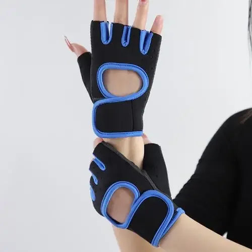 Weightlifting Gloves Half Finger Breathable Non-slip Gel Pad Bodybuilding Training Dumbbells Gloves Women Men Fitness Gym Gloves