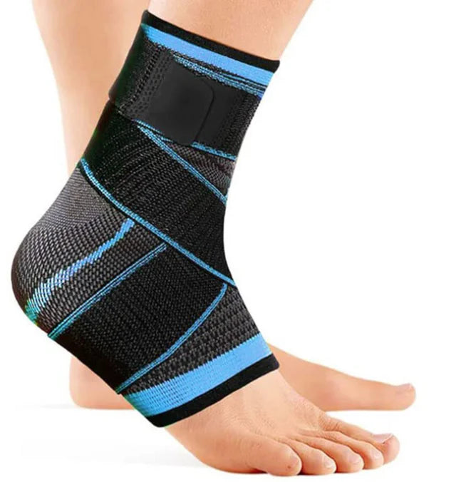 Adjustable Sports Ankle Support Compression Ankle Brace Protector Running Soccer Basketball Gym Ankle Stabilizer Bandage Strap