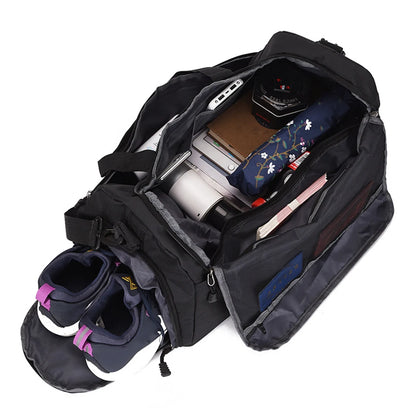 Dry Wet Separation Bags Waterproof Large Capacity Yoga Sports Backpack with Shoe Compartment Wear-resistant for Outdoor Football