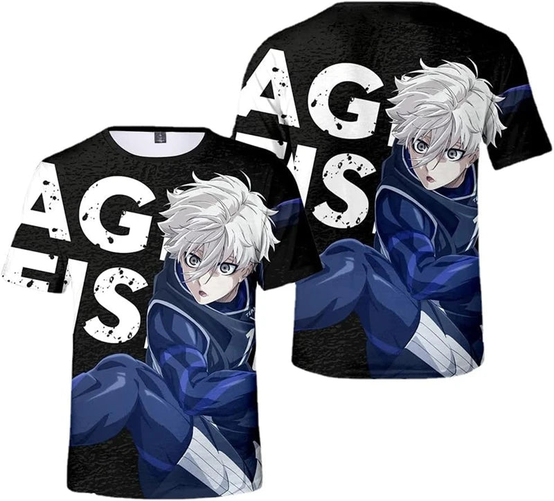 Anime Blue Lock 3D Printed Men/Women Children T Shirt Fashion Harajuku Style Y2k Football T-shirt Oversized Short Sleeve Tops