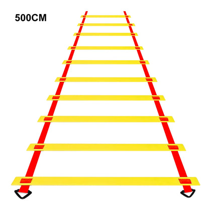 2M-10M Adjustable Agility Speed Ladder Stairs Nylon Straps Training Ladders Agile Staircase for Soccer Football Speed Ladder