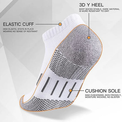 12 Pairs/Lot Men Sport Socks Breathable Outdoor Running buffer thickenBasketball Socks Cotton Training Short Tube Socks For Men