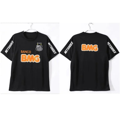 Santossi Print Cotton Football Jerseys Vintage Little Neymar Football Men's Wear Shirts 3d Printing Men's And Women's T-Shirt