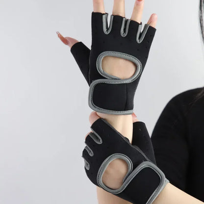 Weightlifting Gloves Half Finger Breathable Non-slip Gel Pad Bodybuilding Training Dumbbells Gloves Women Men Fitness Gym Gloves
