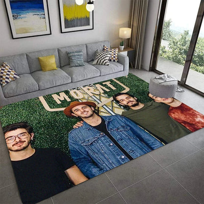 M-Morat Printed Carpet Fashion Yoga Mat Non-Slip Carpet Bedroom Decoration Outdoor Carpet Bedroom Birthday Gift