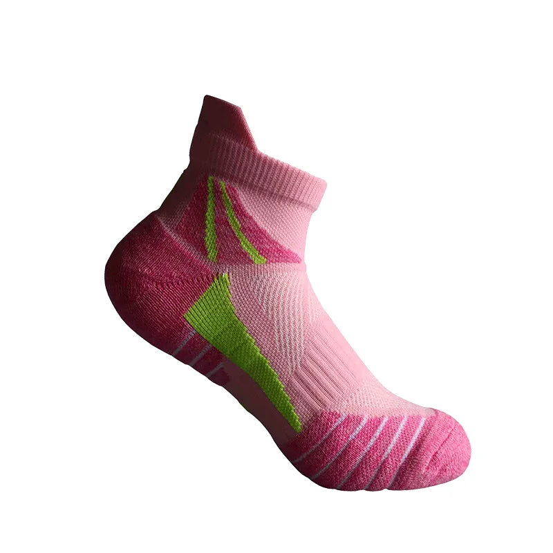Socks Woman Running Short Socks Advanced Sports Socks Looped Back Color Socks Compression Calcetines Ciclismo Hombre Cycling