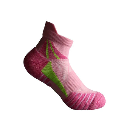 Socks Woman Running Short Socks Advanced Sports Socks Looped Back Color Socks Compression Calcetines Ciclismo Hombre Cycling
