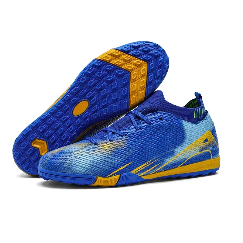 New Men Soccer Shoes Futsal Mid-top Football Boots Cleats Sneakers Non-Slip High-quality Match Indoor Hot-selling FG/TF