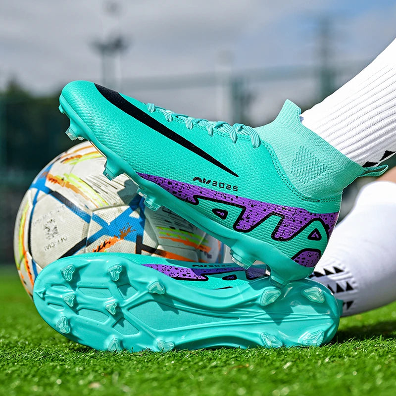 New Men Women Professional Football Boots Ultralight Hot Sale Cleats Soccer Shoes Unisex Futsal High-quality TF/FG Sneakers