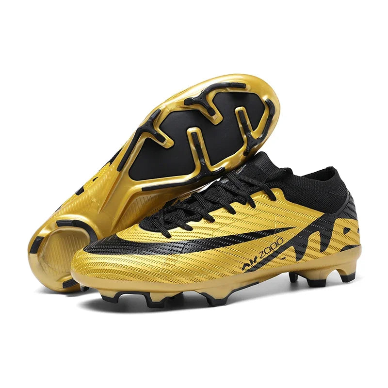 Mid-top New Men Soccer Shoes Cleats Hot-selling Non-Slip FG/TF Football Boots High-quality Match Sneakers Futsal Indoor
