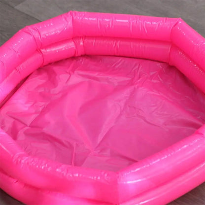 Foldable Summer Inflatable Swimming Pool 60cm PVC Baby Swimming Pool Round Outdoor Play Water Bathtub for Kids