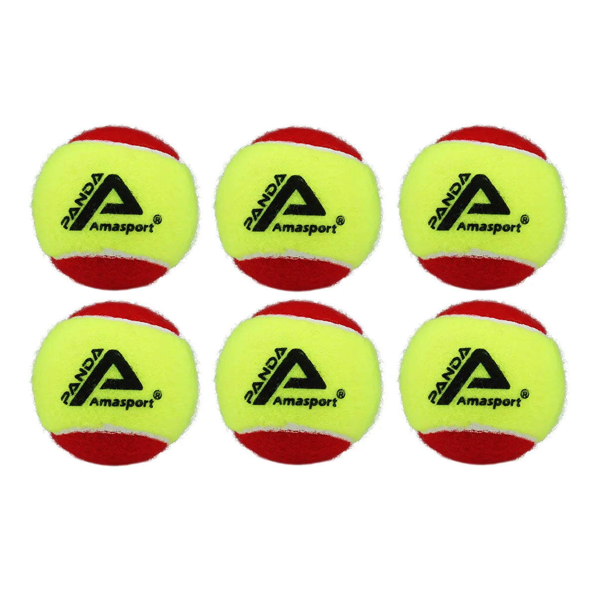 AMASPORT Kid Tennis Balls 25%/50%75% Slower Soft Pressure-Decompression Tennis Balls for Children Aged 5-12 Years