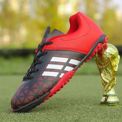 New High Quality Ultralight Mens Soccer Shoes Non-Slip Turf Soccer Cleats for Kids TF Training Football  Chuteira Campo