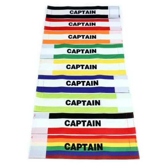 1PC Football Captain Armband Adjustable Sports Captain Armband With CAPTAIN Logo Captain's Armband For Soccer Rugby Basketball