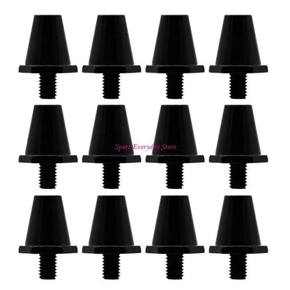 12Pcs Quality Football Shoe Studs for 5MM Threaded Football Soccer Shoes 11mm/13mm/15mm Football Shoe Replacement Spikes JOME