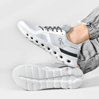 Men Running Shoes Outdoor Sneakers Comfortable Breathable Mesh Casual Fashion Trainer Race Walking Athletic Training Cushioning