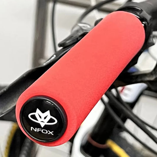 2pcs/1 Mountain Road Cycling Bicycle MTB Handlebar Grips Cover Grips Smooth Soft Silicone Anti-slip Handle Grip Lock Bar End