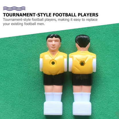 8 Pcs Baby Football Machine Accessories Villain Player Man Toy Foosball Table Resin Soccer Figurine