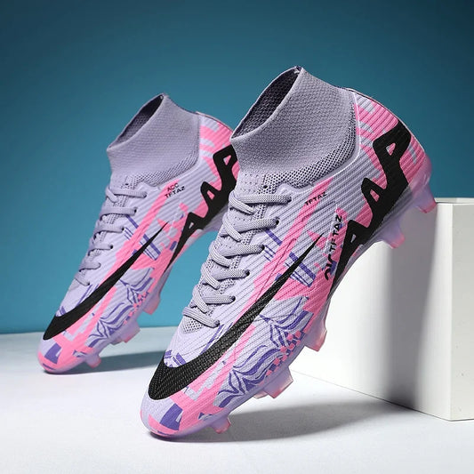 New Men Football Shoes Society Cleats Soccer Shoes TF/FG Professional Original Football Field Boots Training Fast Sneaker Match