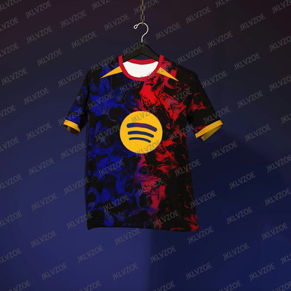 2025 Special Football Jersey Limited Edition Barcelona Soccer Jersey Training Uniform Breathable Oversize Unisex Tshirt Tops