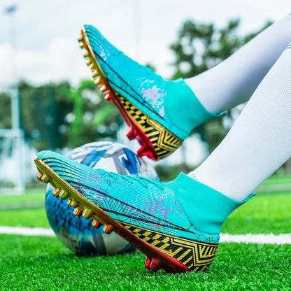 New Men Professional Football Boots Unisex Non-slip Cleats Soccer Shoes Breathable Sports Drop Shipping Ultralight