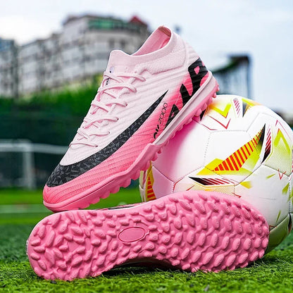 Mid-top New Men Soccer Shoes Cleats Hot-selling Non-Slip FG/TF Football Boots High-quality Match Sneakers Futsal Indoor