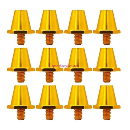 12Pcs Quality Football Shoe Studs for 5MM Threaded Football Soccer Shoes 11mm/13mm/15mm Football Shoe Replacement Spikes JOME