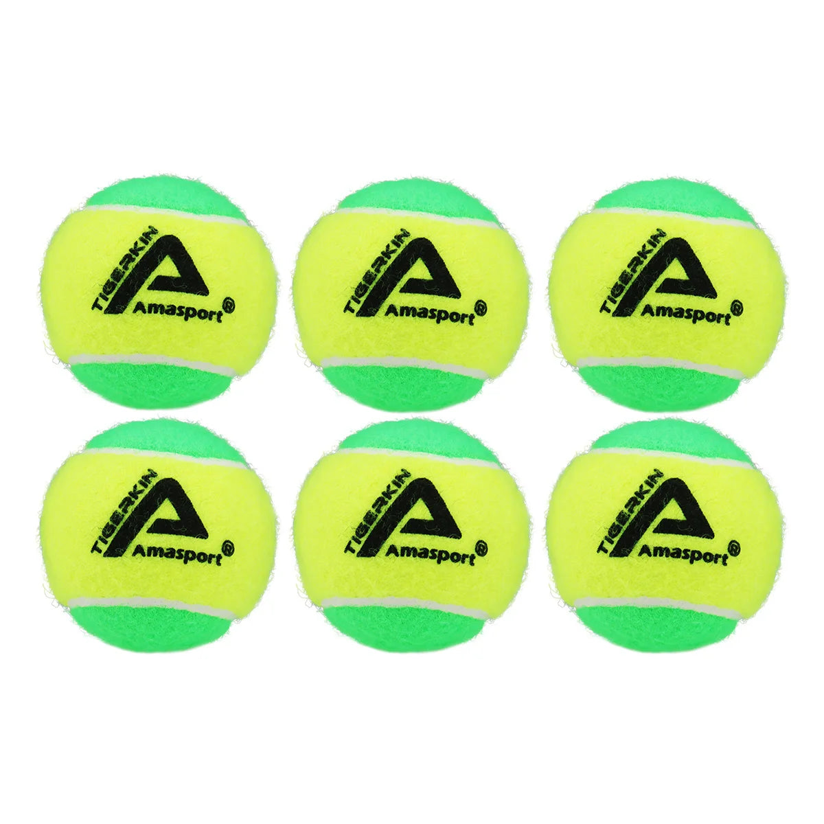 AMASPORT Kid Tennis Balls 25%/50%75% Slower Soft Pressure-Decompression Tennis Balls for Children Aged 5-12 Years